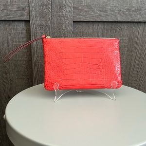 Banana Republic red clutch